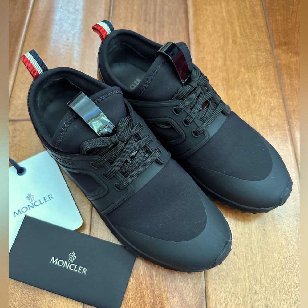 NEW Moncler "Emilia" matte and patent leather, size 7 / 37EU